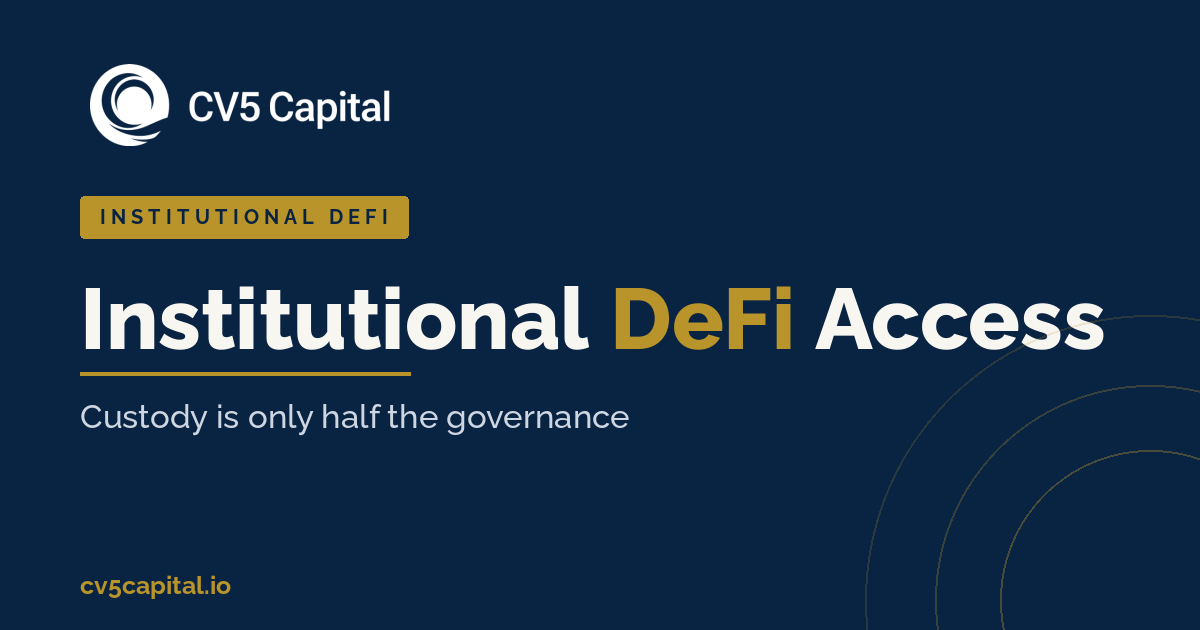The Institutional DeFi Mandate
