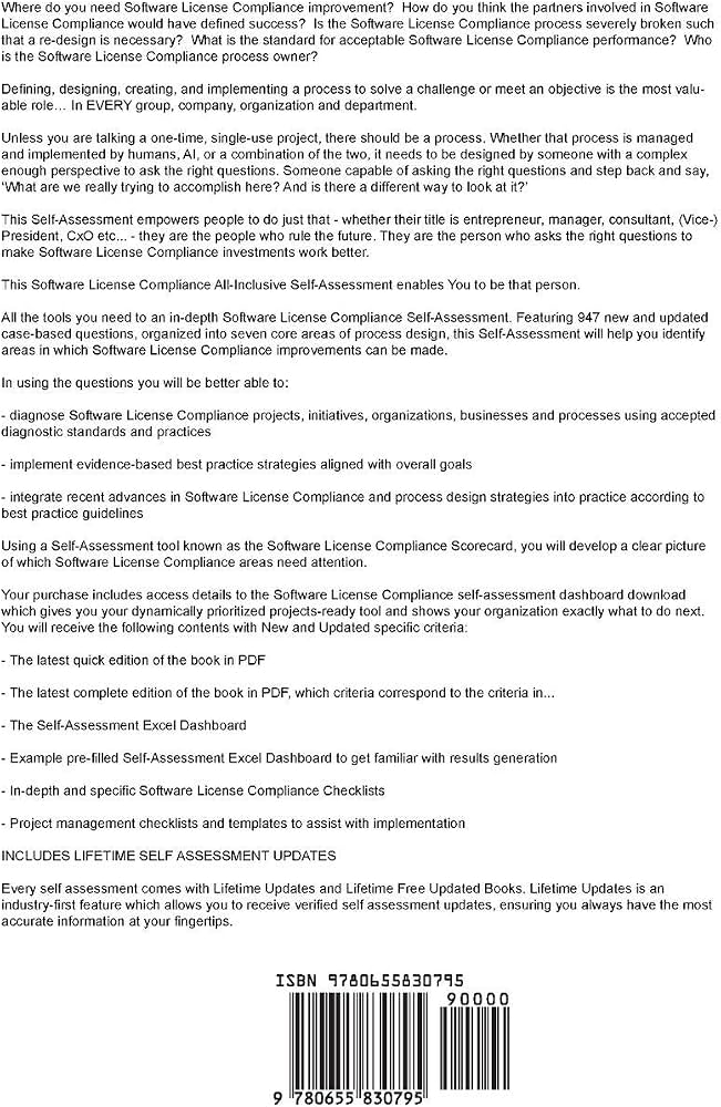 Compliance Monitoring Software License