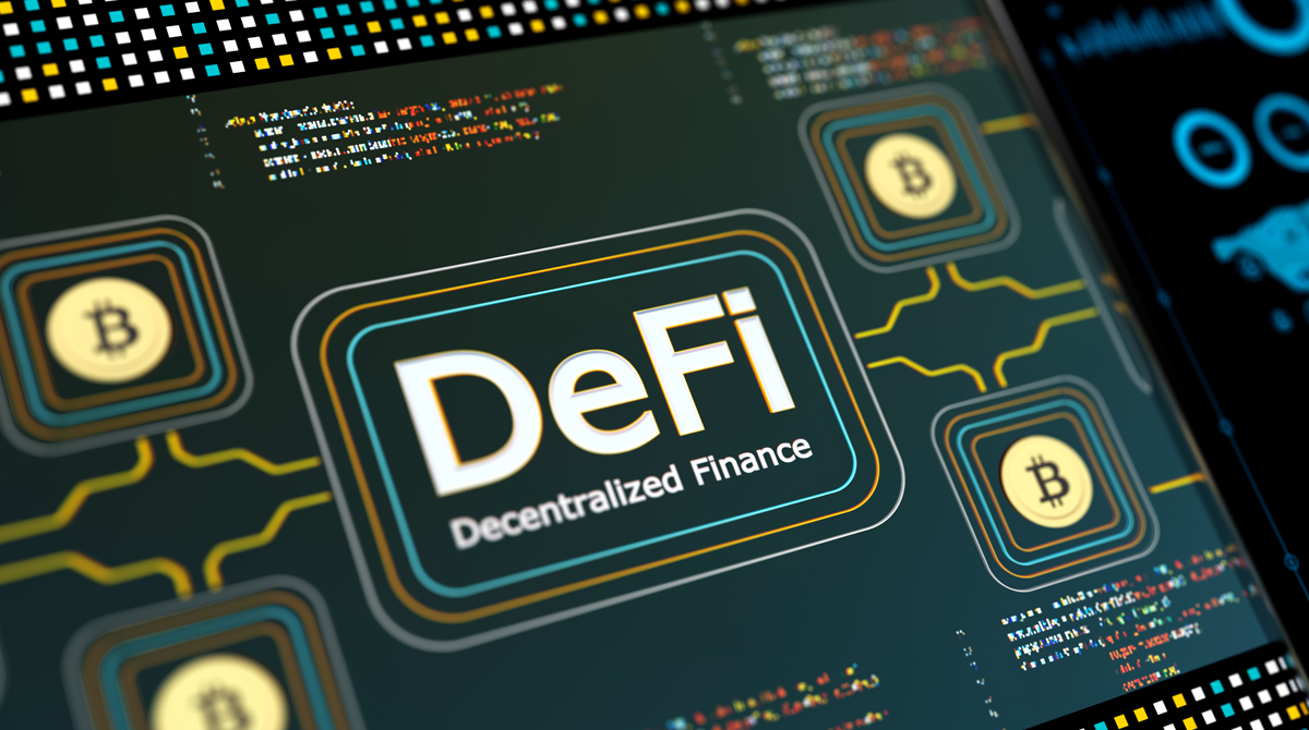 DeFi yield illusion risk graphic