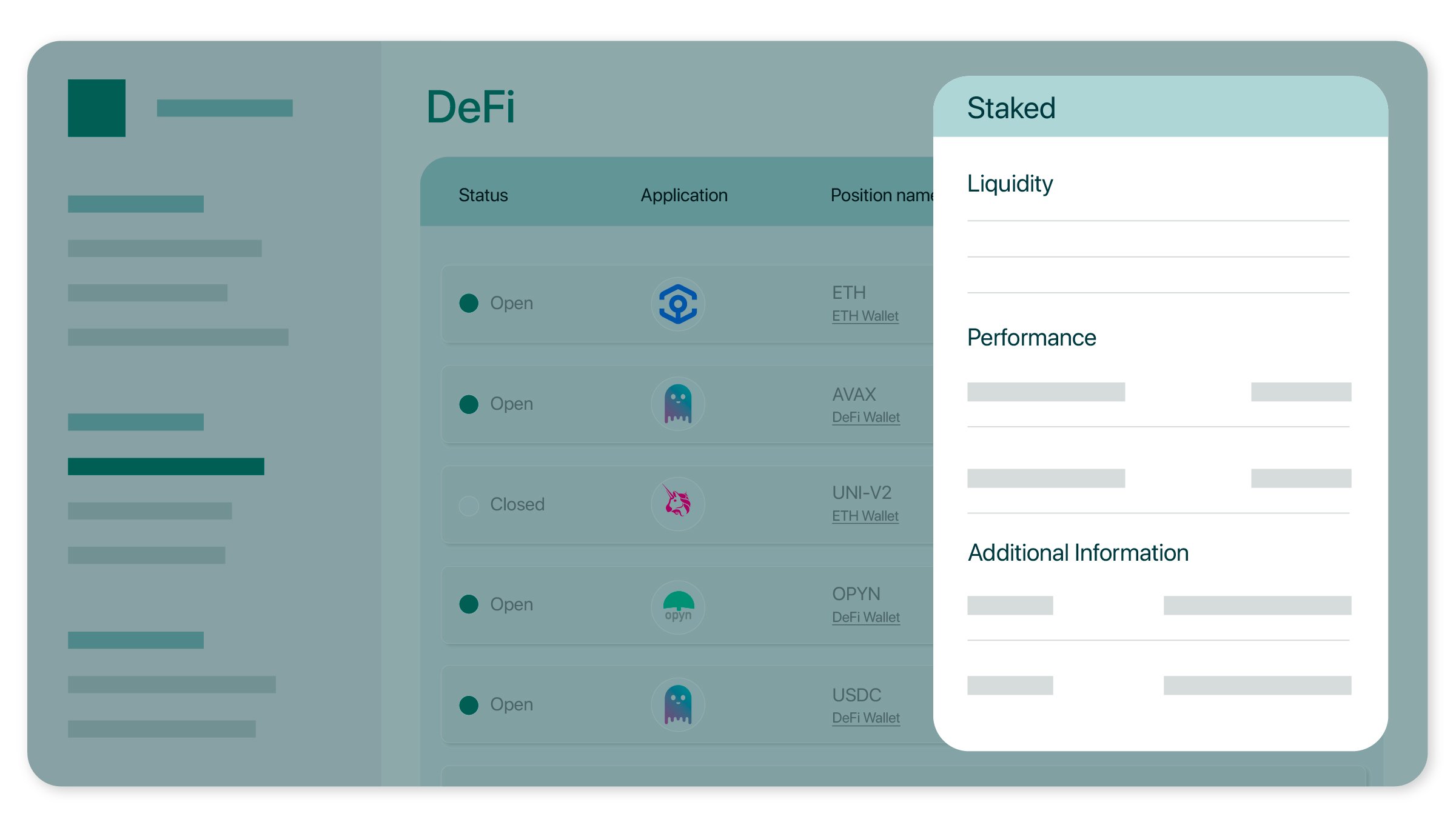 DeFi transparency dashboard Ethereum