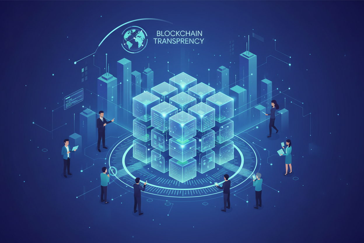 blockchain transparency illustration