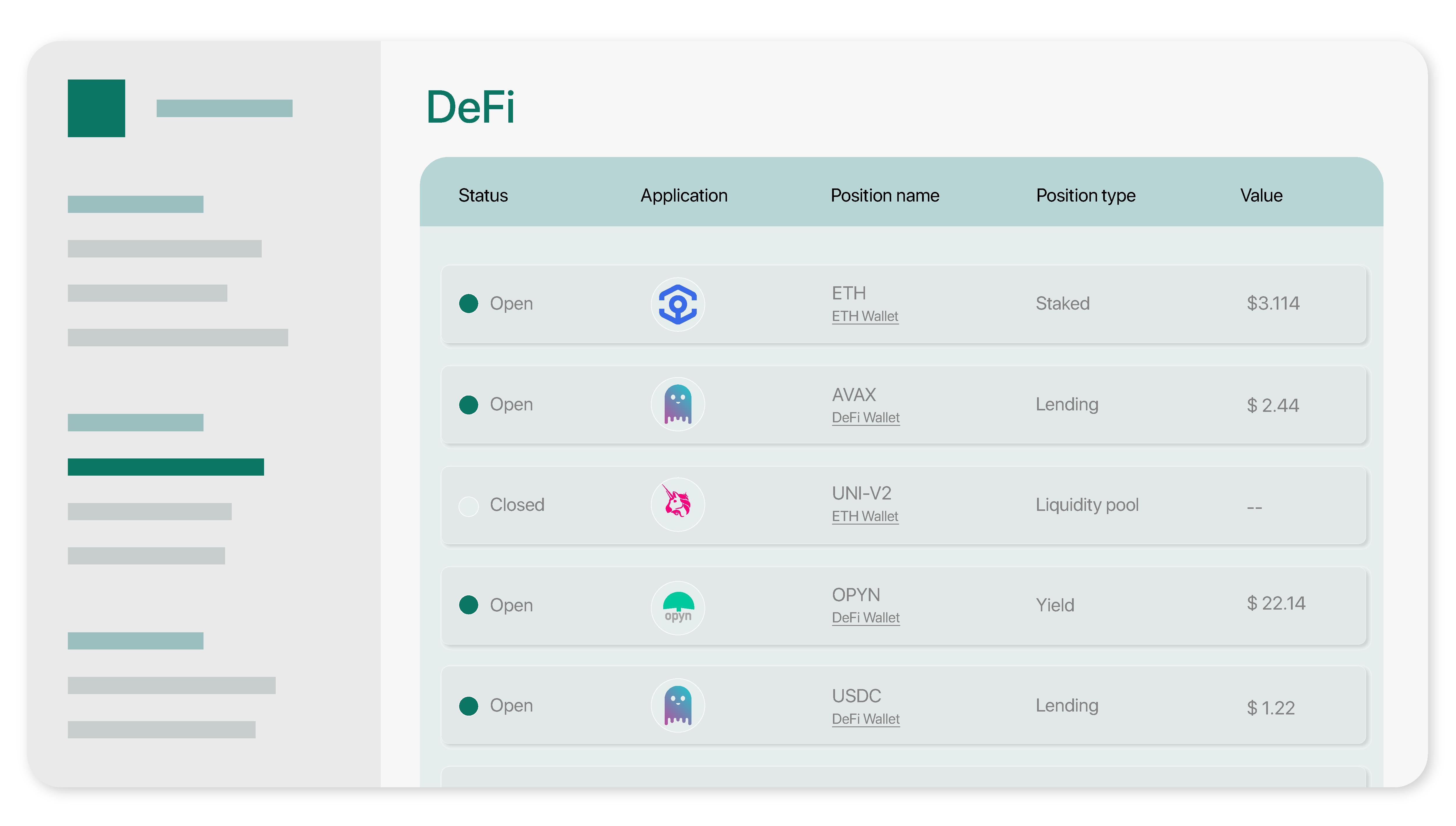 Sleek DeFi prime brokerage dashboard UI with rehypothecation toggles, margin controls, and onchain trading settings for institutional crypto leverage